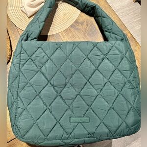 Poppy & Peonies Haul It Tote Heritage Green